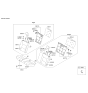 Diagram for Kia Rio Seat Cushion - 891001W010BB2