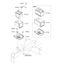 Diagram for Kia Battery Terminal - 371801W000