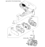 Diagram for Kia Rio Instrument Cluster - 940121W000