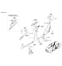 Diagram for 2015 Kia Rio Car Speakers - 963101W600