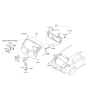 Diagram for 2007 Kia Spectra SX Emblem - 863182G000