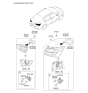 Diagram for 2014 Kia Rio Light Socket - 924521W000