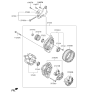 Diagram for 2013 Kia Rio Alternator Case Kit - 373912B600