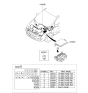 Diagram for 2012 Kia Rio Relay - 952403X100