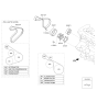 Diagram for 2012 Kia Rio V-Belt - 252122B030