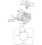 Diagram for Kia Rio Transmission Mount - 4317632050