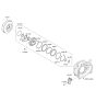 Diagram for 2015 Kia Rio Torque Converter - 4510026061