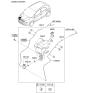 Diagram for 2014 Kia Rio Washer Reservoir - 986201W000