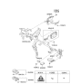 Diagram for Kia Rio Car Key - 954401W101