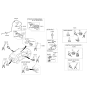 Diagram for Kia Rio Door Lock Cylinder - 819701WA00