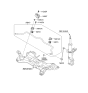 Diagram for 2013 Kia Rio Sway Bar Kit - 548101W200