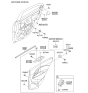 Diagram for 2017 Kia Rio Power Window Switch - 935801W010