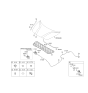 Diagram for 2012 Kia Rio Hood Latch - 811301W000