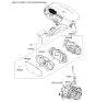 Diagram for Kia Rio Instrument Cluster - 940221W018