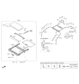 Diagram for 2012 Kia Rio Sunroof - 816101W000