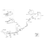 Diagram for 2016 Kia Soul Oxygen Sensor - 392102B220