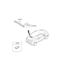 Diagram for 2015 Kia Rio Windshield Washer Nozzle - 989311W200