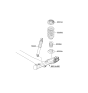 Diagram for 2016 Kia Rio Shock Absorber - 553001W200