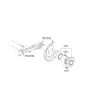 Diagram for 2016 Kia Rio Wheel Hub - 527500U000