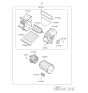 Diagram for Kia Blower Motor - 971111W100