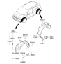 Diagram for 2015 Kia Rio Wheelhouse - 868111W000