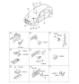 Diagram for Kia Rio Horn - 966301W000