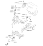 Diagram for 2015 Kia Rio Engine Mount Bracket - 218101W000