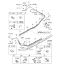 Diagram for 2014 Kia Optima Brake Line - 587372T700