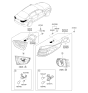 Diagram for Kia Optima Light Socket - 924524C500