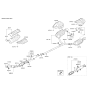 Diagram for Kia Optima Exhaust Heat Shield - 287912T000