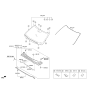 Diagram for 2012 Kia Optima Windshield - 861104C010