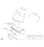 Diagram for 2015 Kia Optima Windshield - 861104C010