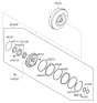 Diagram for Kia Optima Torque Converter - 451003BHR0