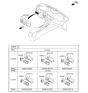 Diagram for Kia Optima Dimmer Switch - 933004C700UP