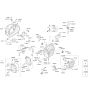 Diagram for 2015 Kia Optima Transfer Case Mount - 452113B670