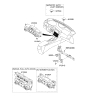 Diagram for 2015 Kia Optima Blower Control Switches - 972502TNN0