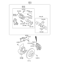 Diagram for Kia Optima Hybrid Brake Backing Plate - 517552T850