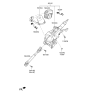 Diagram for 2011 Kia Optima Steering Shaft - 564002T501