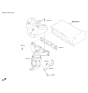 Diagram for 2014 Kia Optima Catalytic Converter - 285102G195