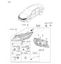 Diagram for 2014 Kia Optima Headlight - 921012T560