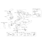 Diagram for 2012 Kia Optima Armrest - 846602T100VA