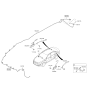 Diagram for 2011 Kia Optima Hybrid Antenna Cable - 962312T150