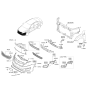 Diagram for 2014 Kia Optima Fog Light - 922012T650