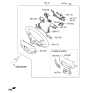 Diagram for 2014 Kia Optima Steering Wheel - 561202TGA0VA