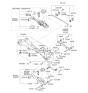 Diagram for 2015 Kia Optima Lateral Link - 551003Q000