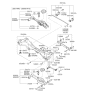 Diagram for Kia Optima Rear Crossmember - 554054C151