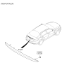 Diagram for 2015 Kia Optima Spoiler - 872504C500