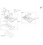 Diagram for Kia Valve Cover Gasket - 224412G670