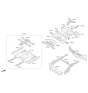 Diagram for 2011 Kia Optima Floor Pan - 655112T100