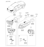 Diagram for Kia Optima Light Socket - 924512T620